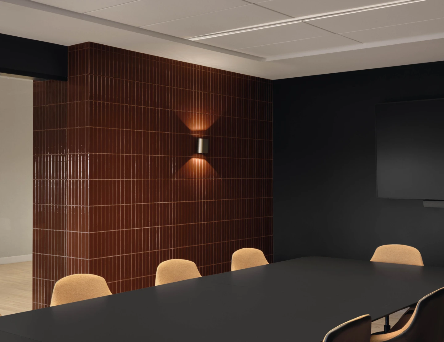 Intérieur de Zinnia, vue de la salle de conférence