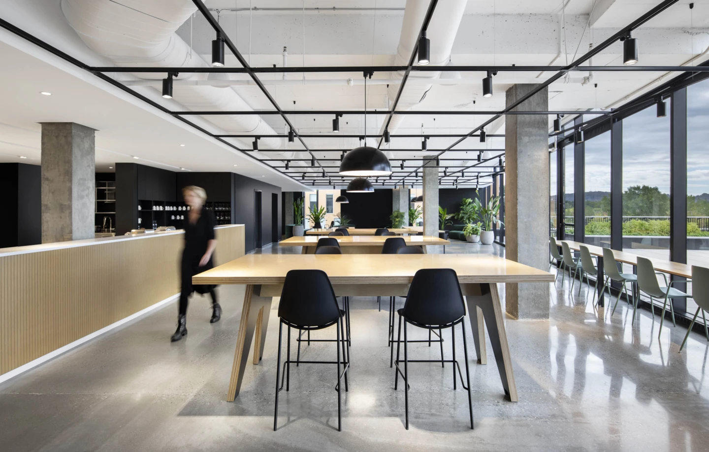 Intérieur de lg2, cafétéria