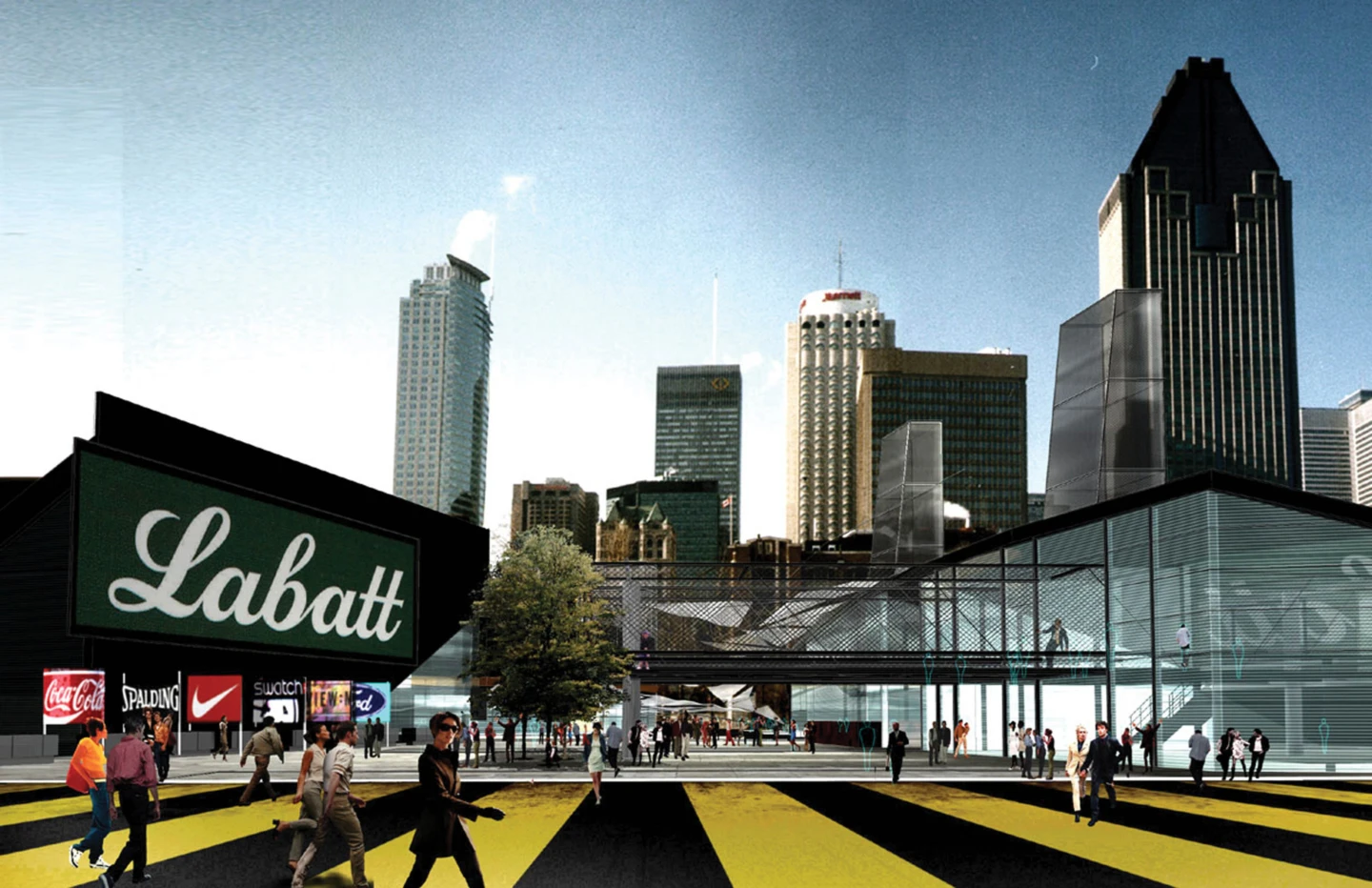 Vue sur le Parc Labatt – Expos Montréal