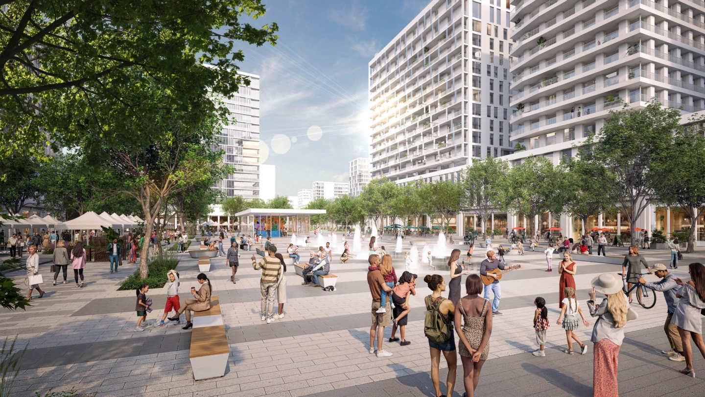 Vue sur la Place Versailles