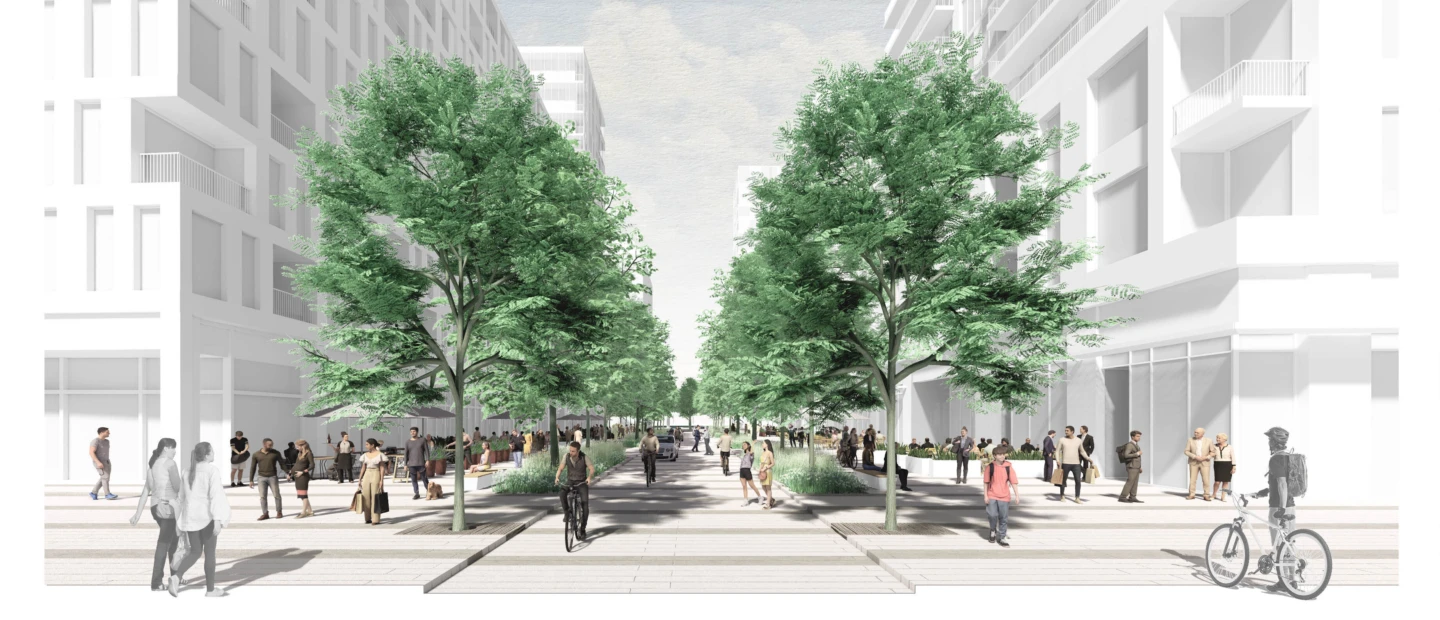 Vue sur la Place Versailles