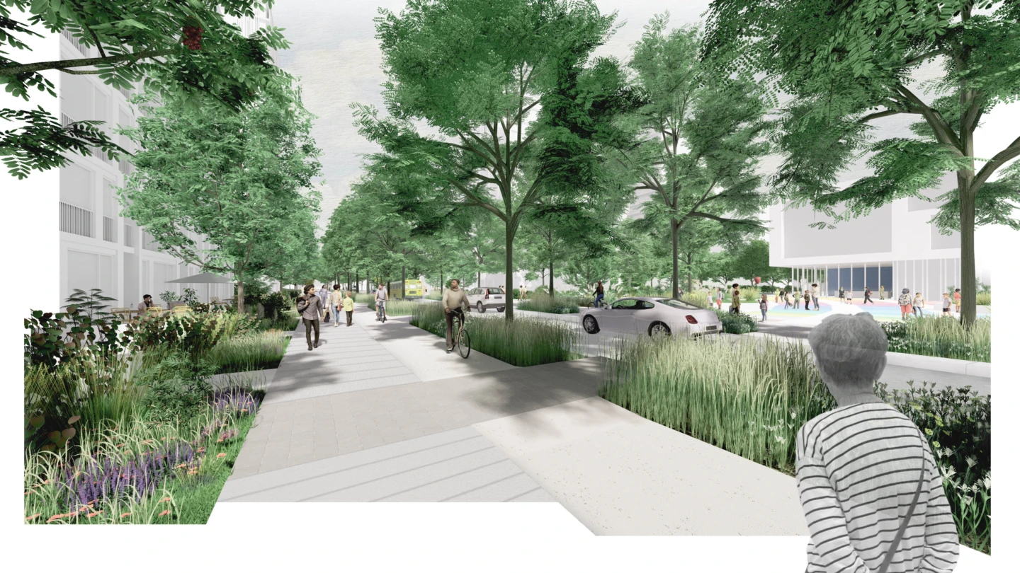 Vue sur la Place Versailles