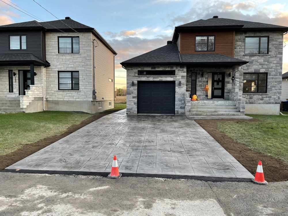 Custom Cement Driveway in Beaconsfield RBA Construction