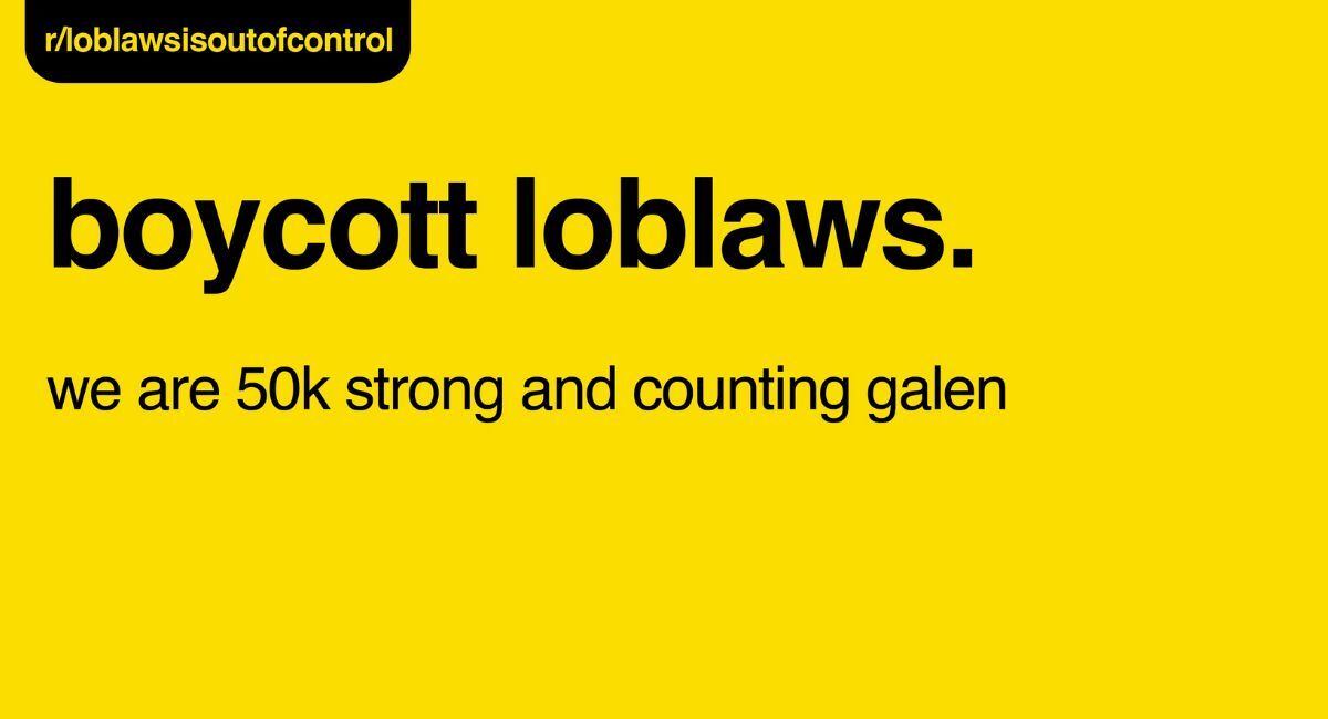 Fed-up shoppers plot Loblaw boycott