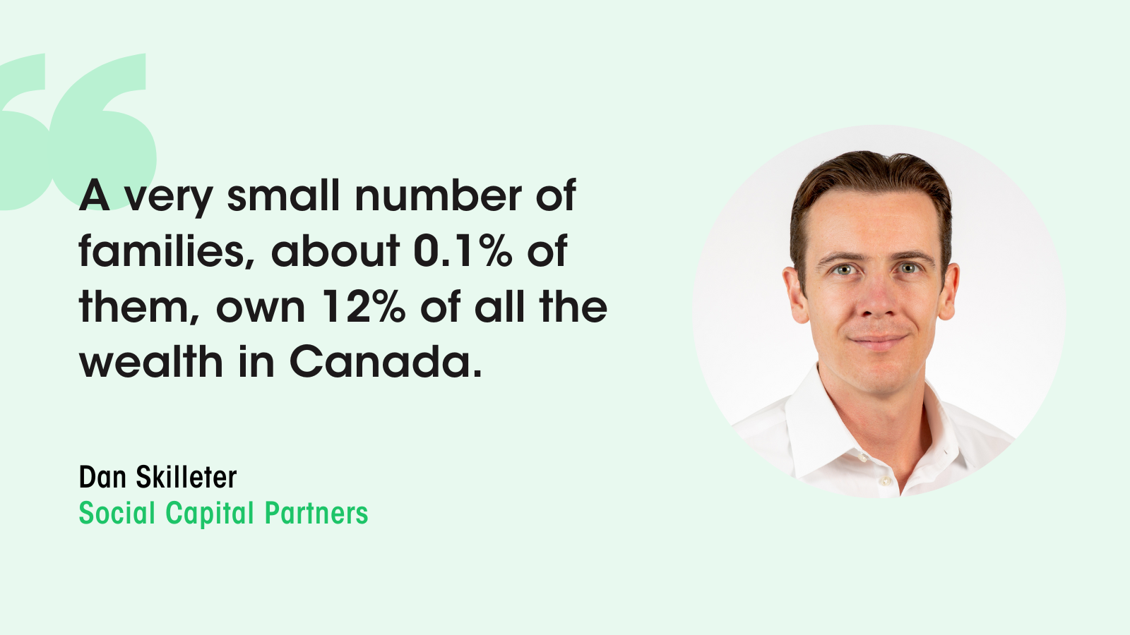 Dan Skilleter on wealth inequality in Canada