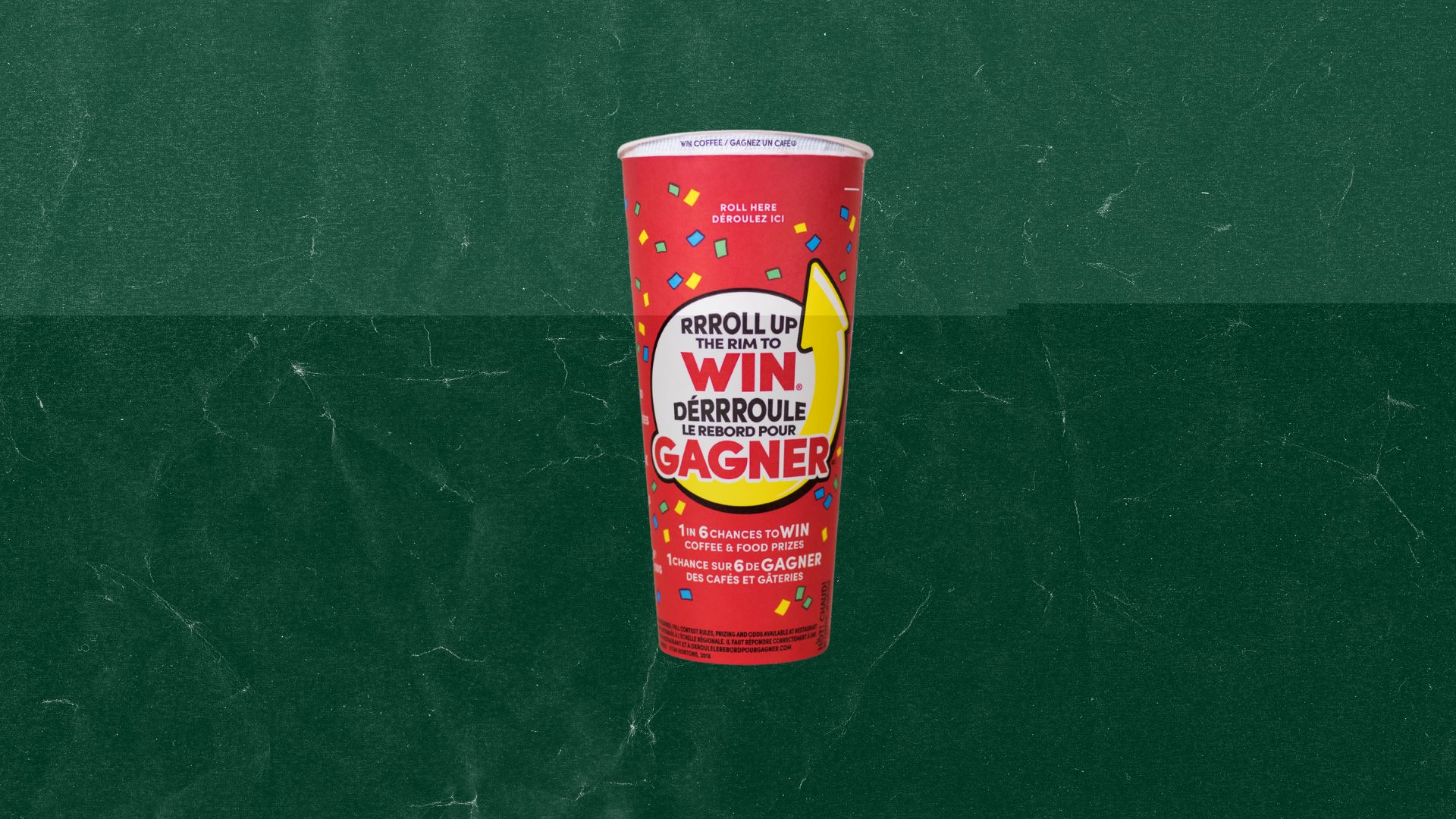 Tims brings back classic Roll Up to Win cups