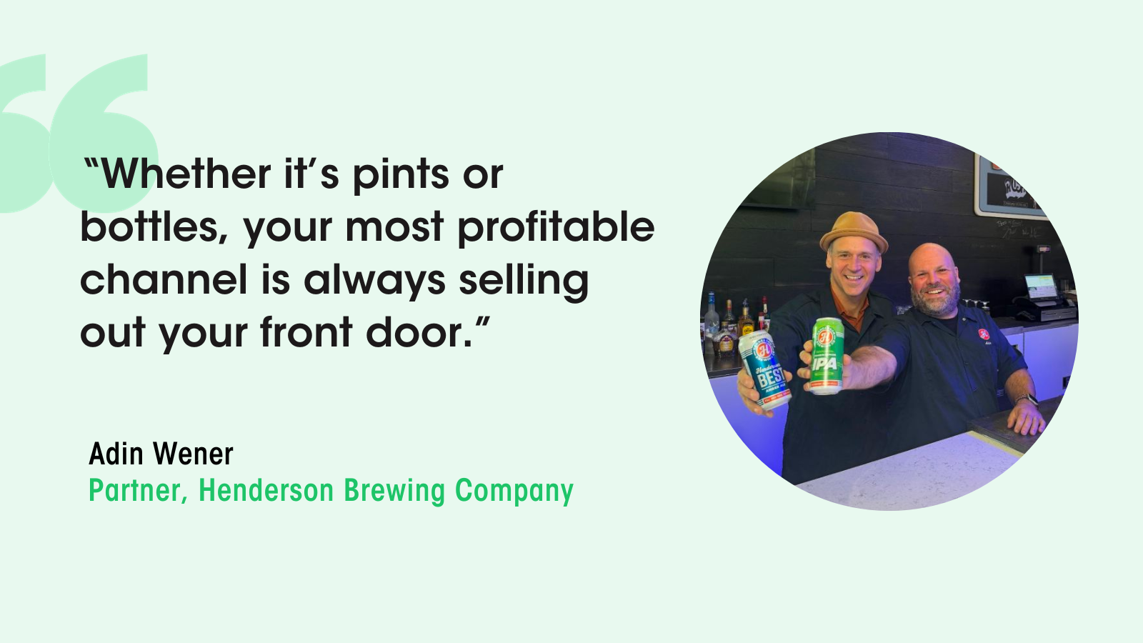 Adin Wener on the business of craft beer