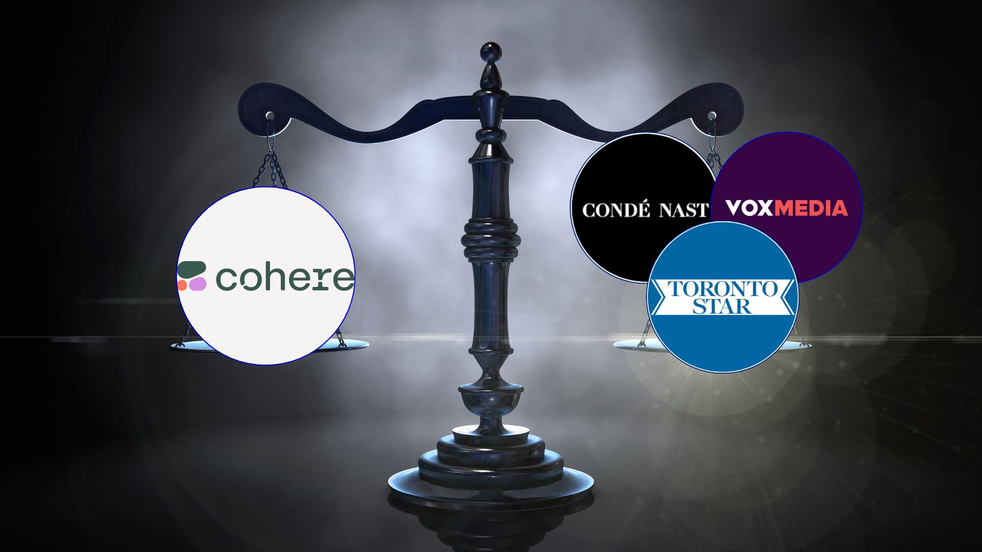 The media sues Cohere