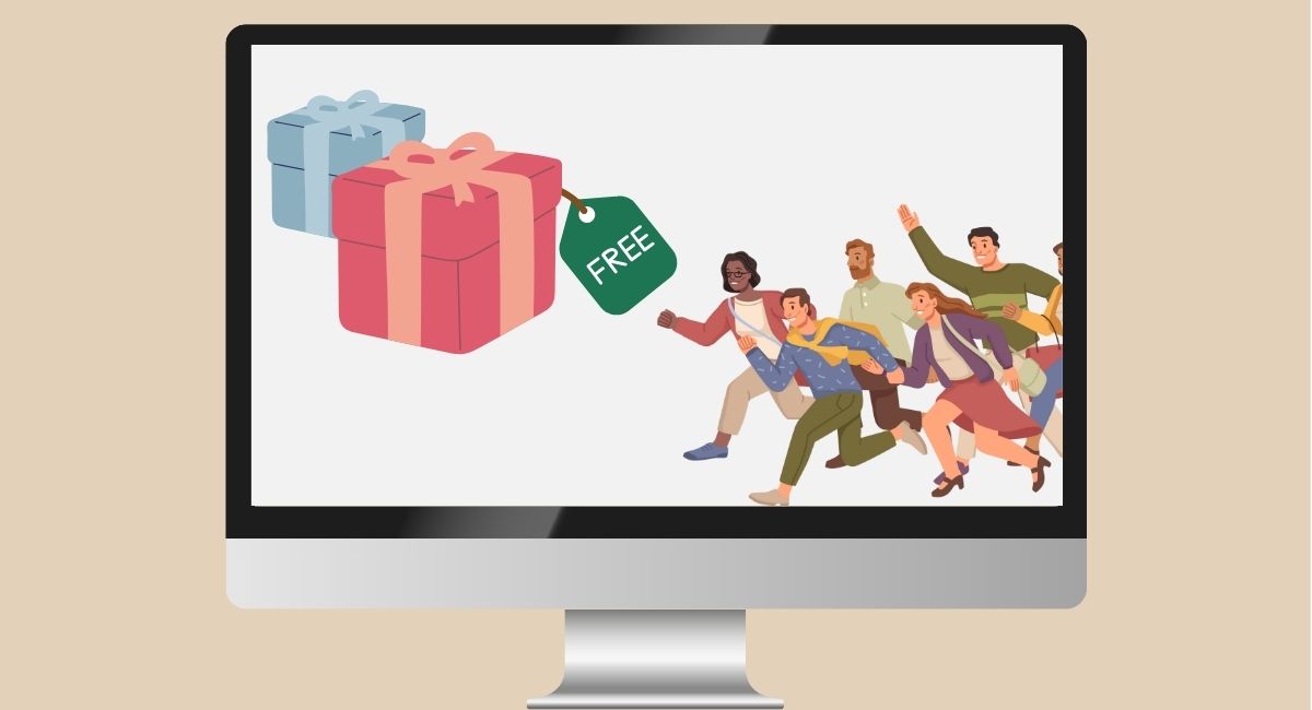 The competition for free stuff is growing