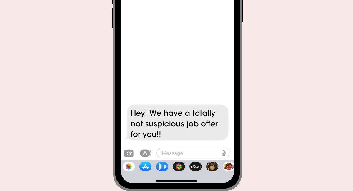 Job seekers, beware of text spams