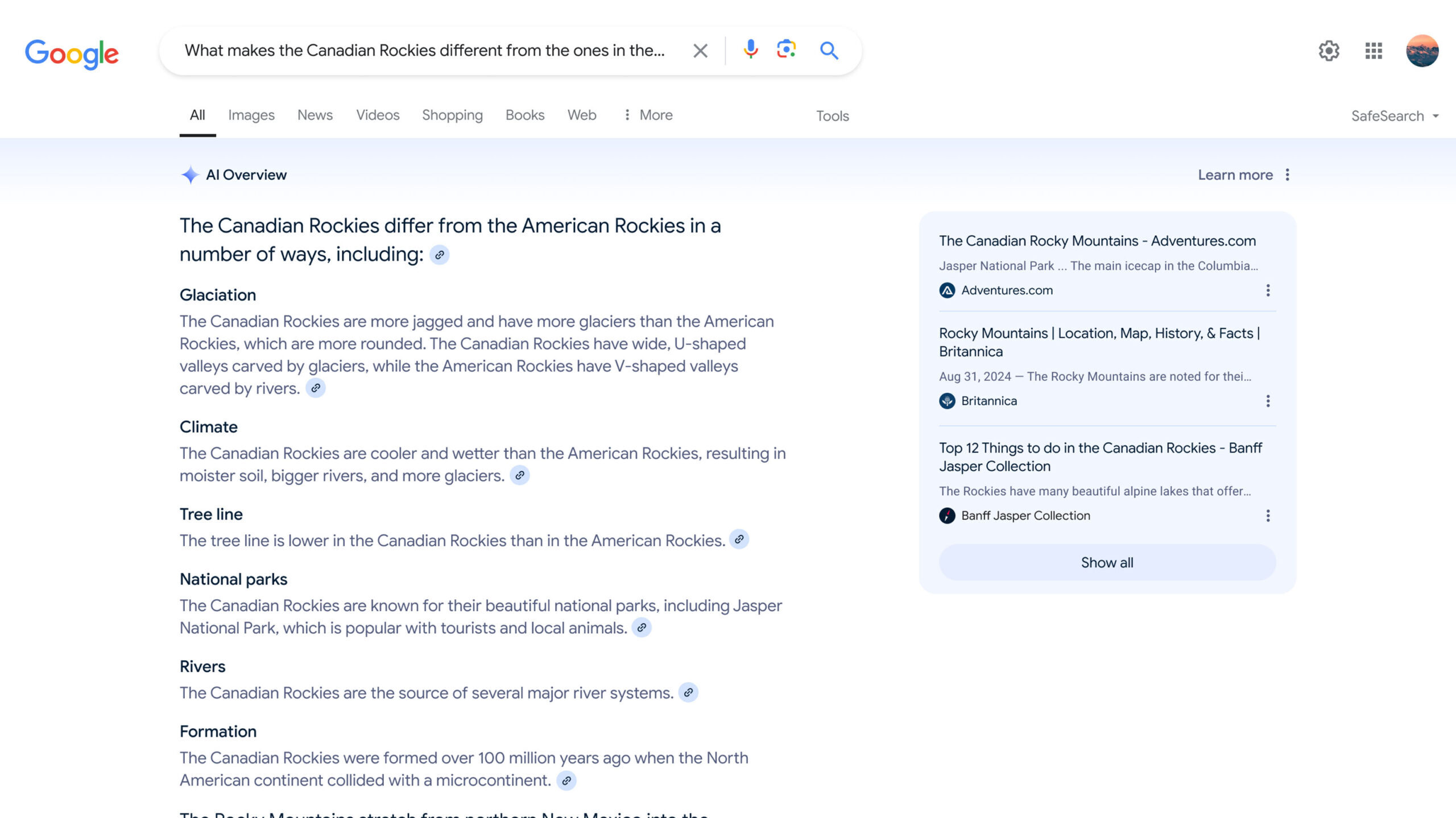 Google hopes you like AI search 