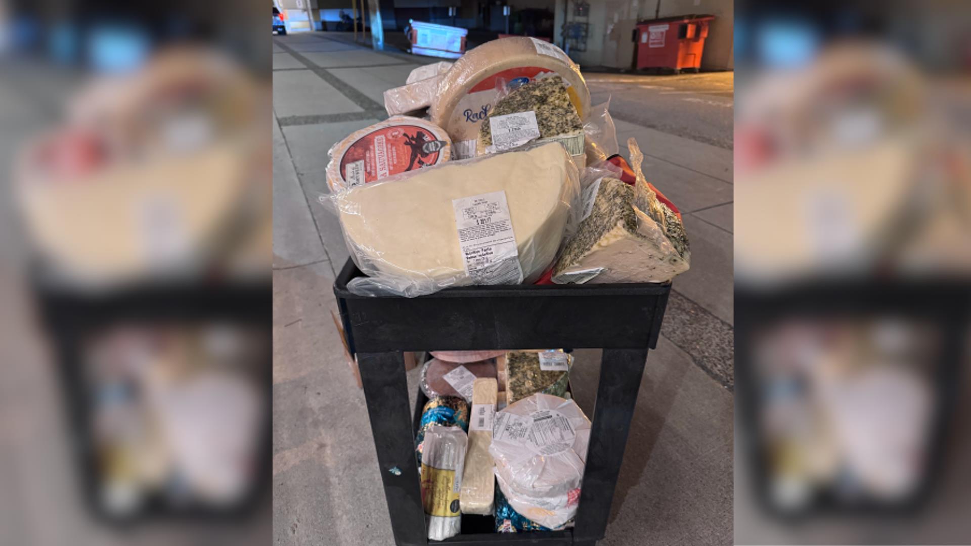 Thieves are after cheese and butter