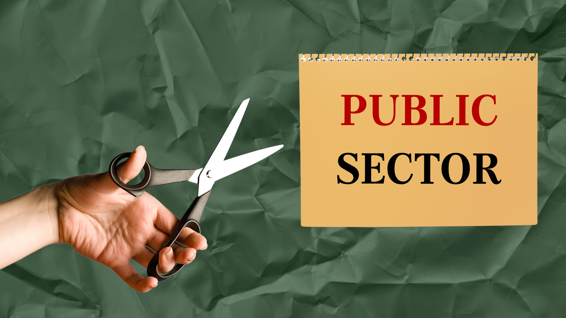 Public sector lay-offs are on their way

