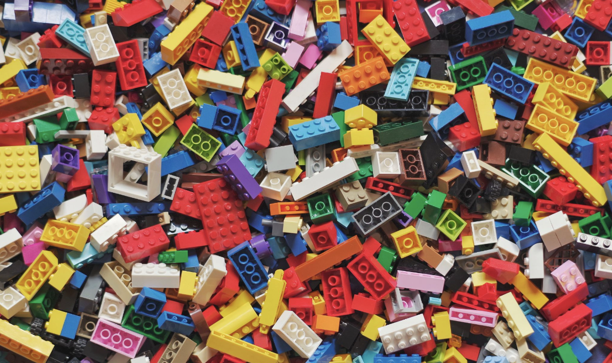 No recycled Lego bricks