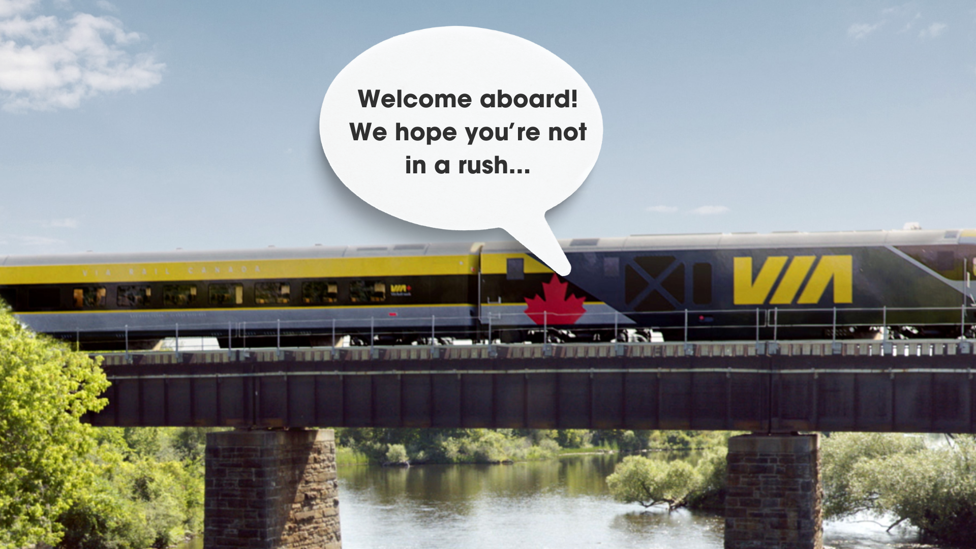 Canadians want to love Via Rail