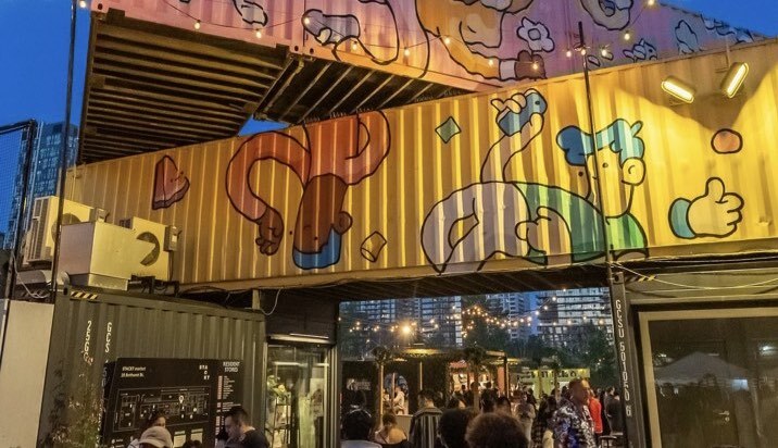 Move over malls, here come shipping containers