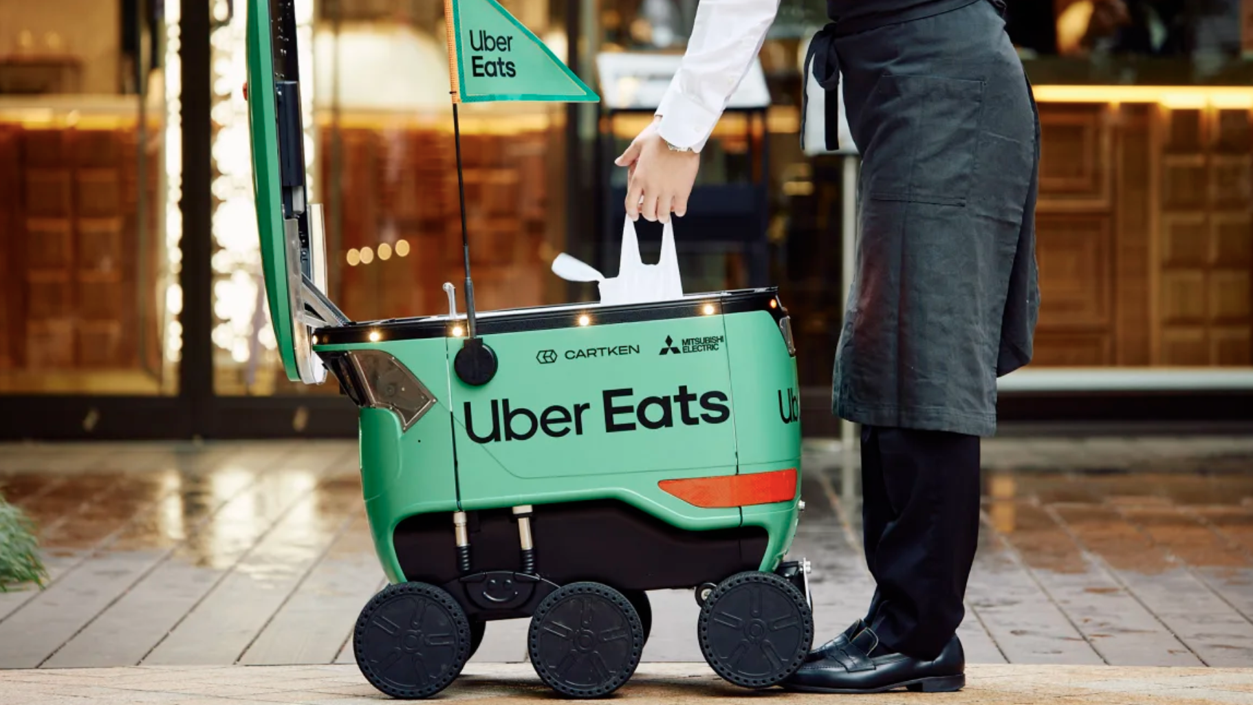 Uber launches delivery robots in Japan