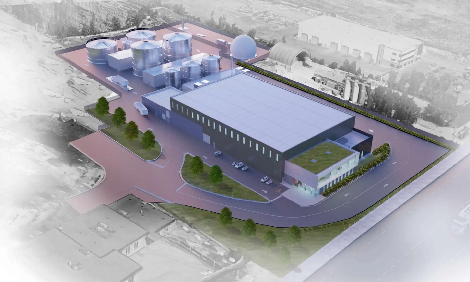 Centre de biométhanisation