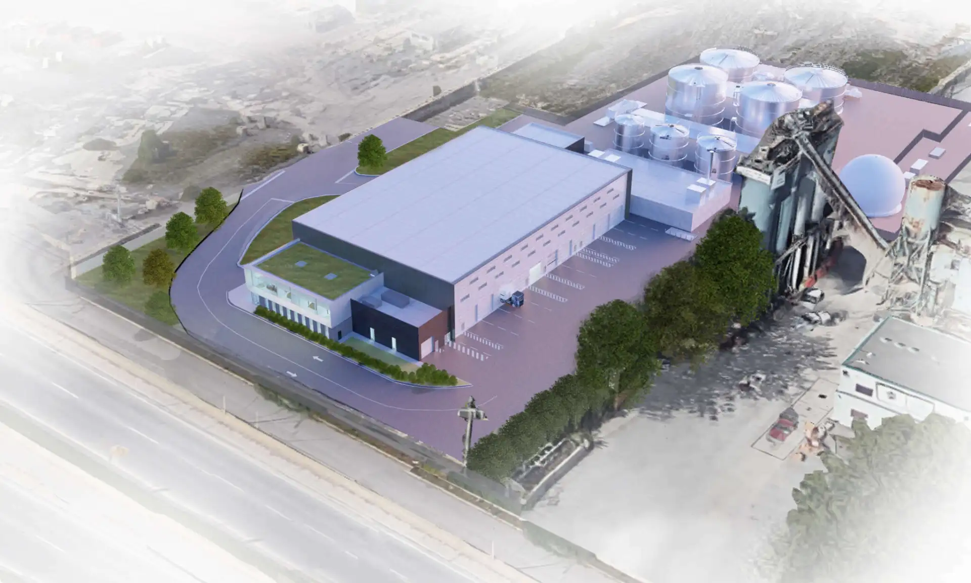 Centre de biométhanisation