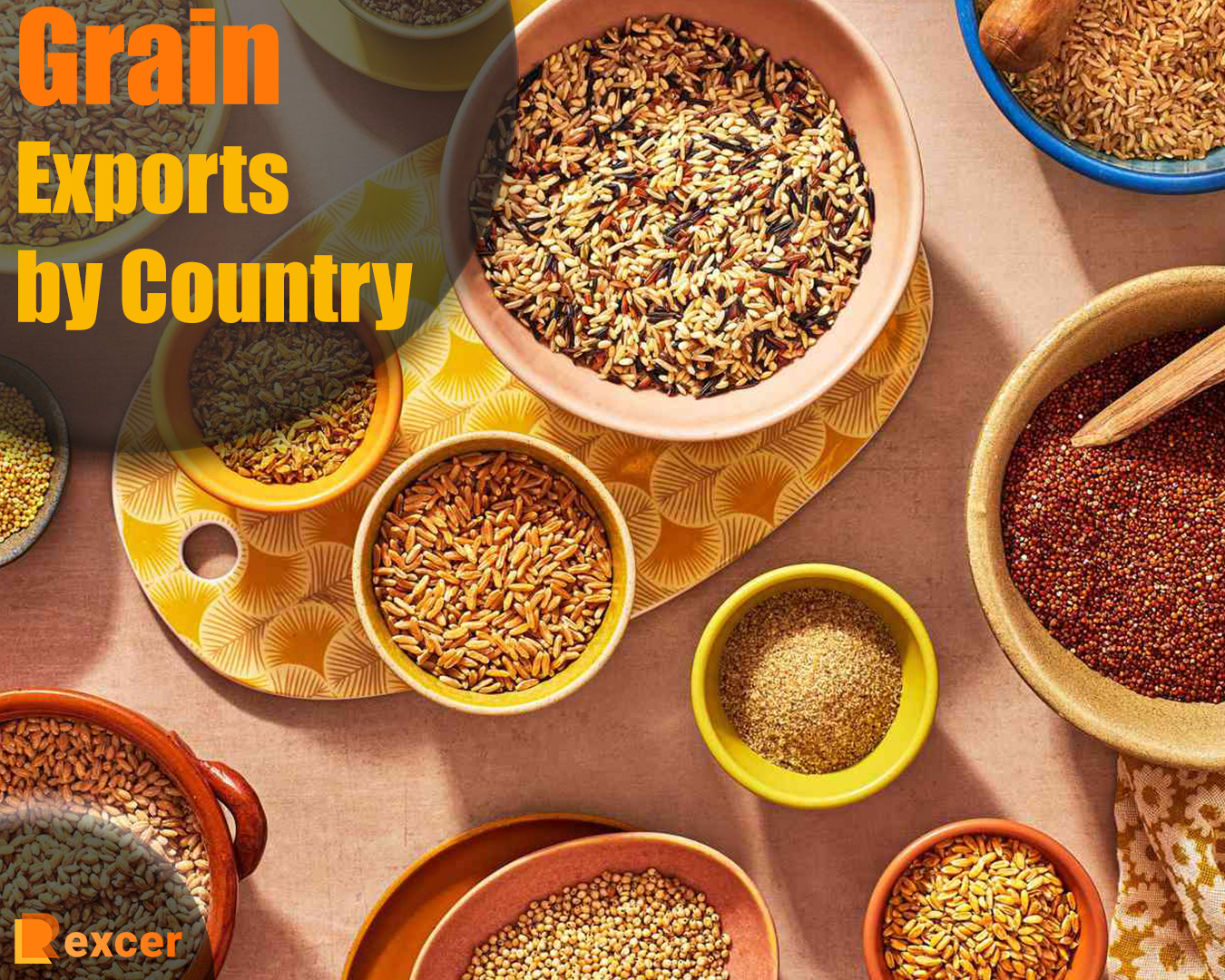 Grain Exports by Country, Top 10 Countries