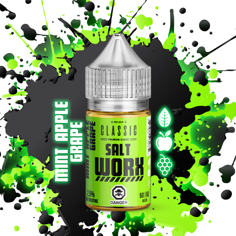 SaltWorx - Mint Apple Grape