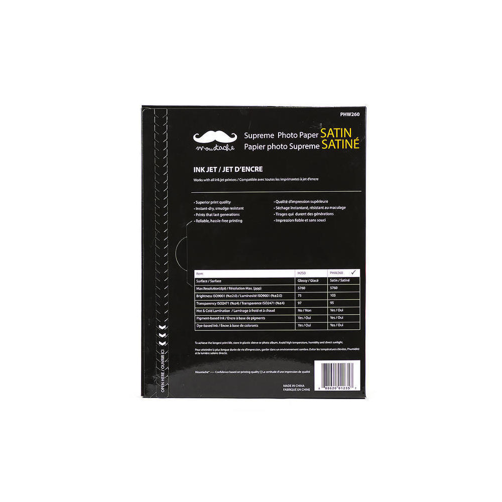 Remanufactured ( Compatible ) HP920XL Ink Cartridge Combo with Moustache®  Professional Photo Paper