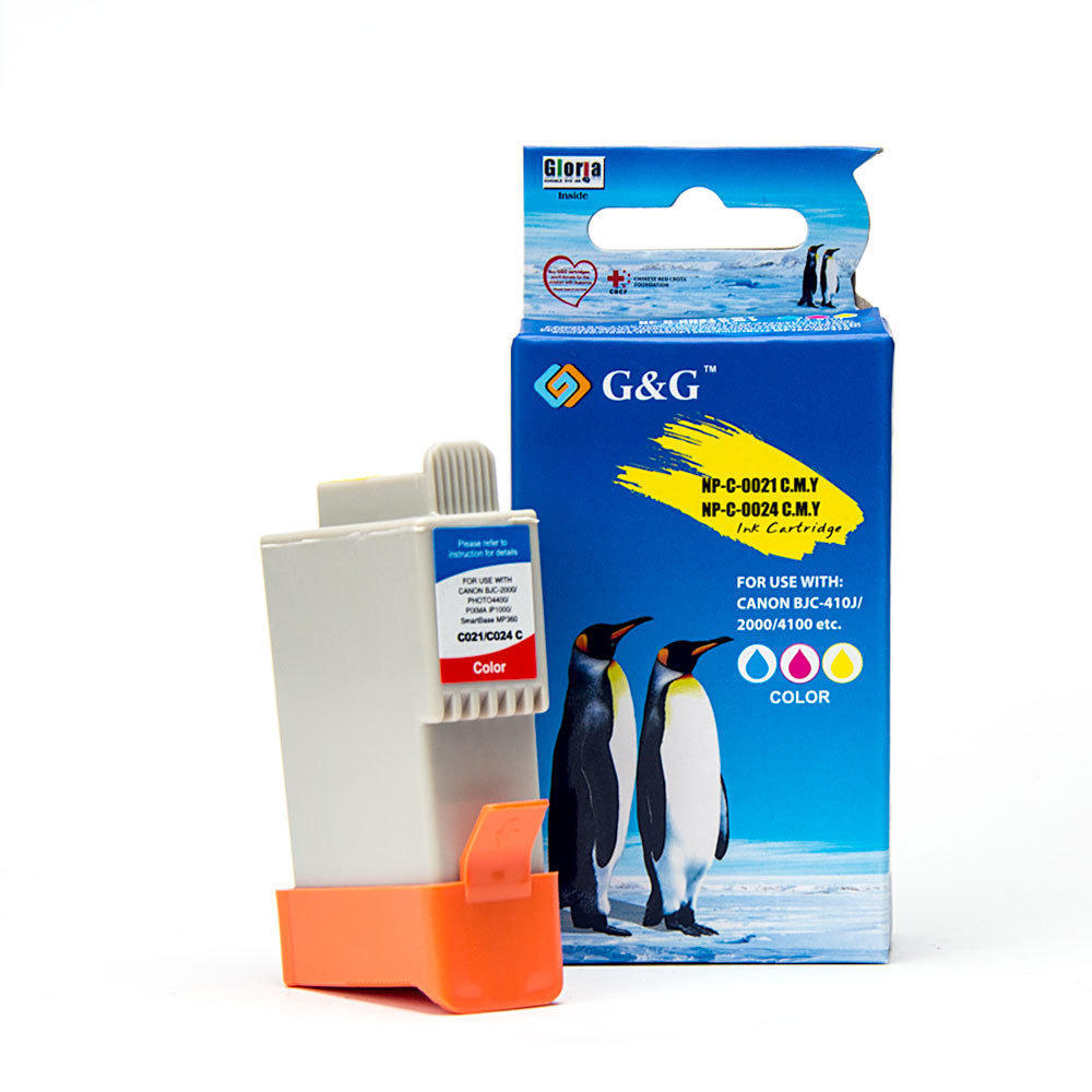 Canon BCI-24C 6882A003 Compatible Color Ink Cartridge - G&G Canon BCI-24C 6882A003 Compatible Color Ink Cartridge - G&G