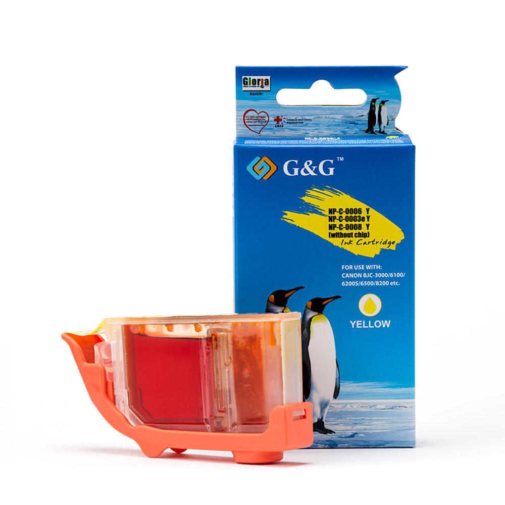 Canon BCI-3eY Compatible Yellow Ink Cartridge - G&G Canon BCI-3eY Compatible Yellow Ink Cartridge - G&G