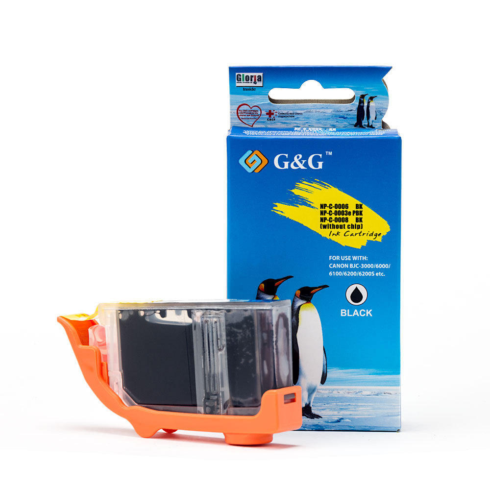 Canon BCI-6BK Compatible Black Ink Cartridge - G&G Canon BCI-6BK Compatible Black Ink Cartridge - G&G