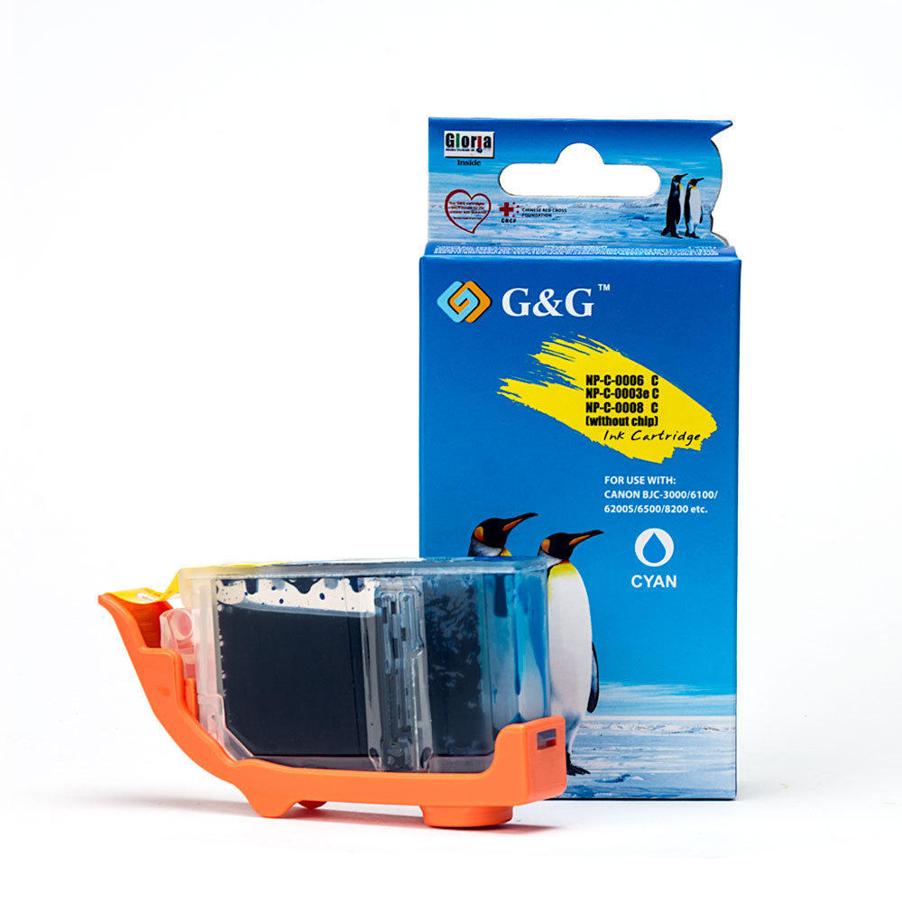 Canon BCI-6C Compatible Cyan Ink Cartridge - G&G Canon BCI-6C Compatible Cyan Ink Cartridge - G&G