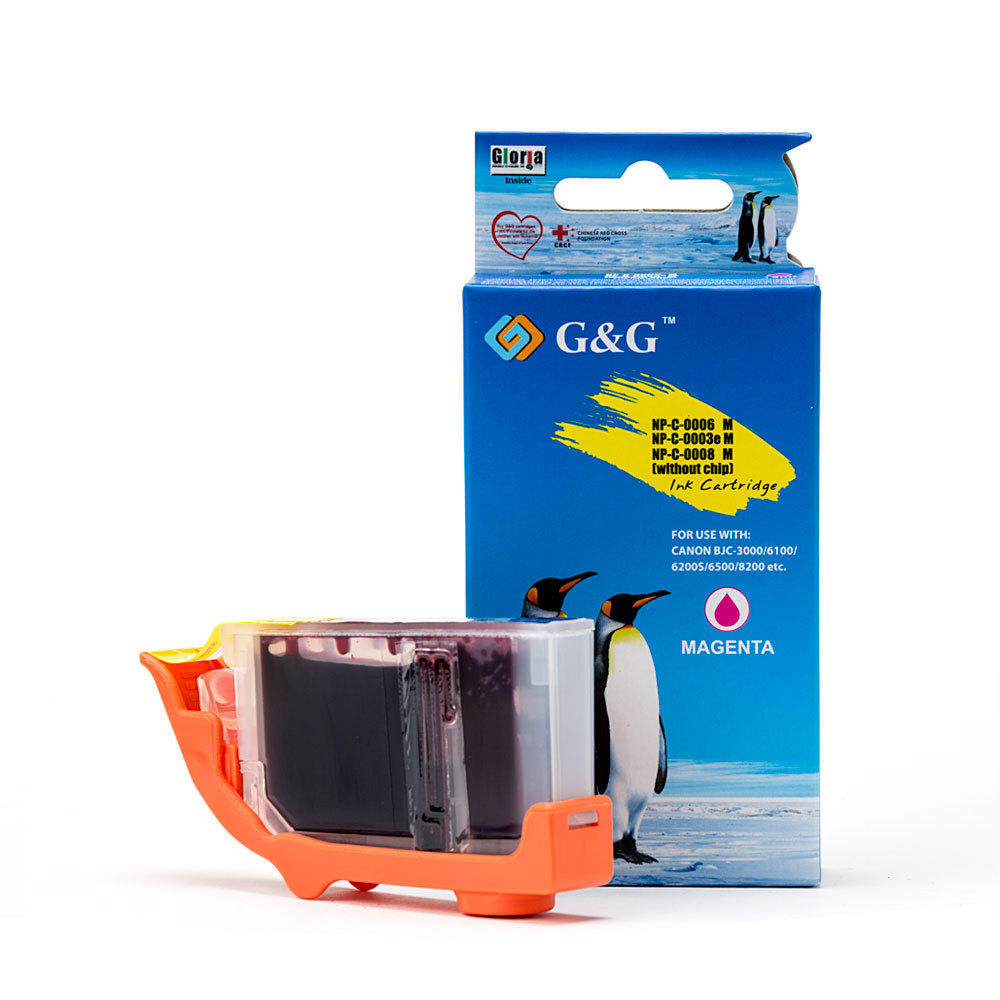 Canon BCI-6M Compatible Magenta Ink Cartridge - G&G Canon BCI-6M Compatible Magenta Ink Cartridge - G&G
