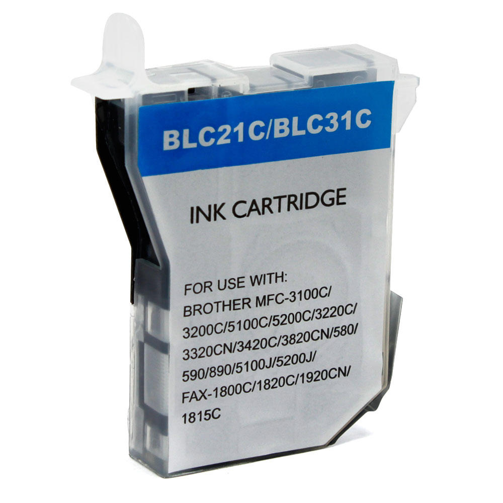 Brother LC31C Compatible Cyan Ink Cartridge