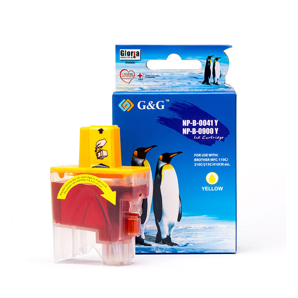 Brother LC41Y Compatible Yellow Ink Cartridge - G&G™