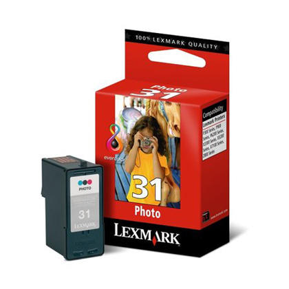Lexmark 31 18C0031 Original Photo Color Ink Cartridge Lexmark 31 18C0031 Original Photo Color Ink Cartridge