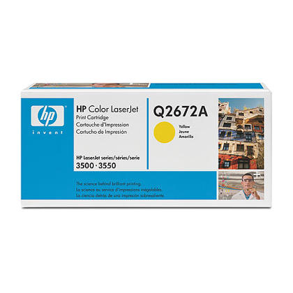 HP Q2672A Original Yellow Toner Cartridge HP Q2672A Original Yellow Toner Cartridge