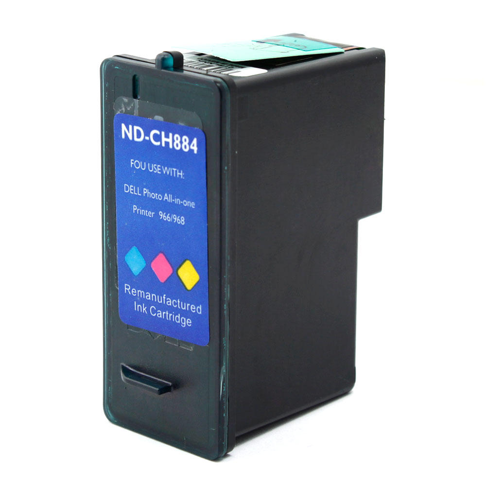 Dell CH884 Remanufactured Color Ink Cartridge High Yield for Dell 966 968 968w Printer