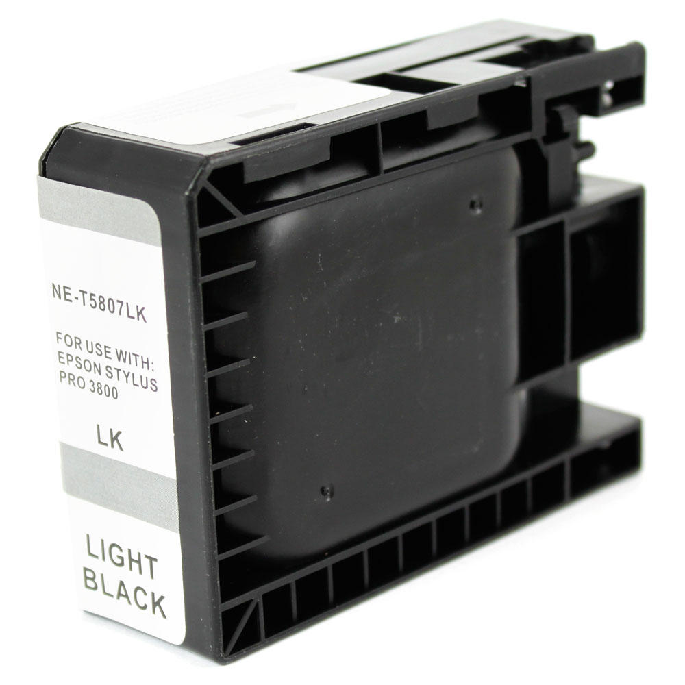 Epson T580700 Compatible Light Black Ink Cartridge Pigment