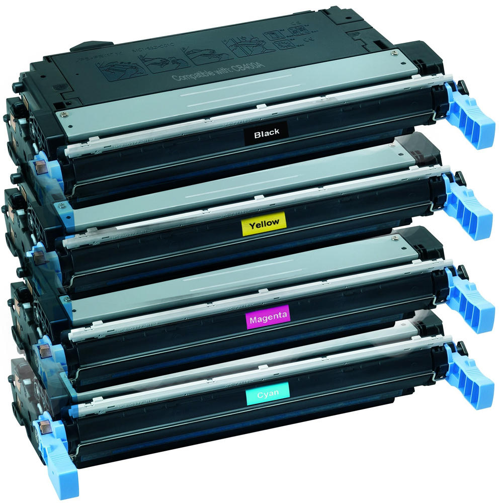 Compatible HP 642A Toner Cartridge Combo BK/C/M/Y