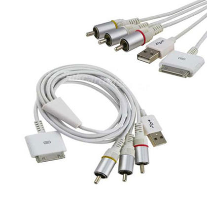 Composite USB/AV Video Cable for iPhone /iPod (Retail Box) Composite USB/AV Video Cable for iPhone /iPod (Retail Box)