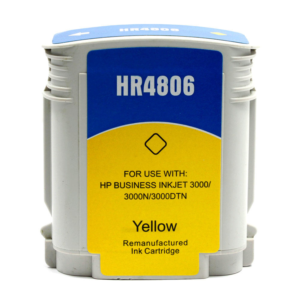 Remanufactured HP 12 C4806A Yellow Ink Cartridge