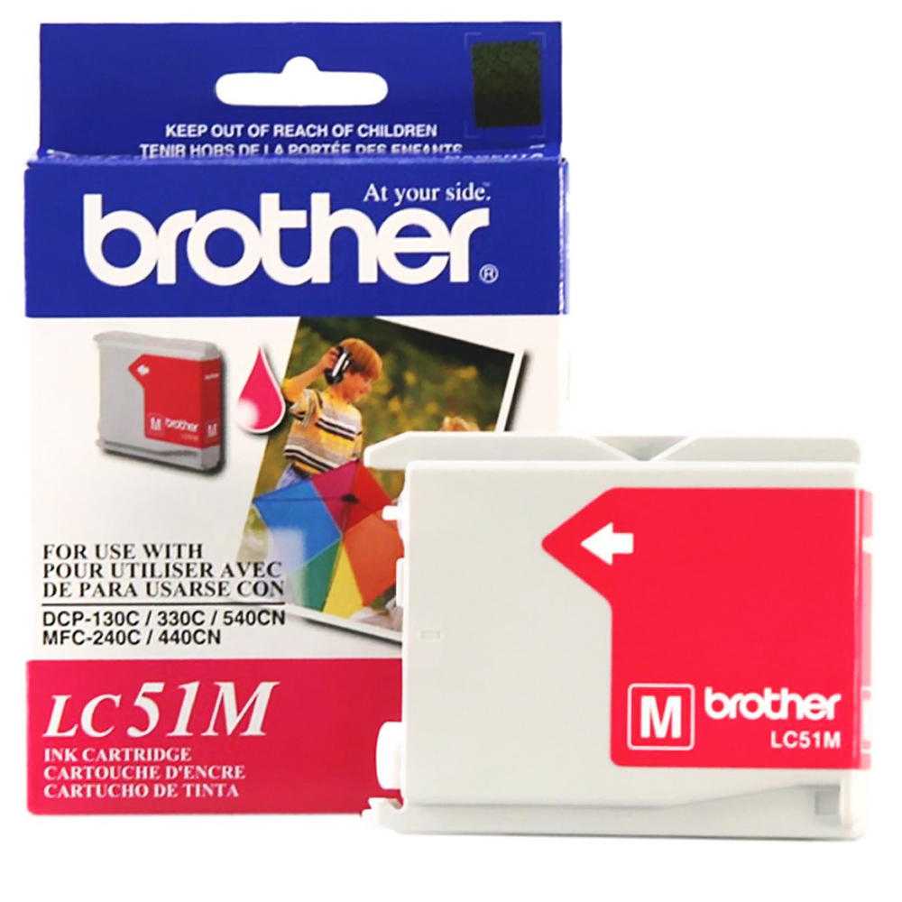 Brother LC51M Original Magenta Ink Cartridge