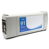 Remanufactured HP 91 C9467 Cyan Pigment Ink Cartridge 