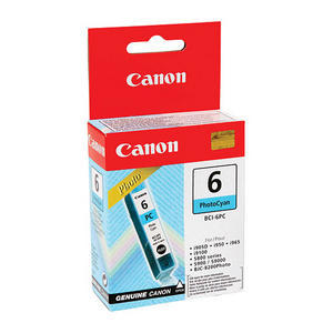 Canon BCI-6PC PhotoC Original Photo Cyan Ink Cartridge Canon BCI-6PC PhotoC Original Photo Cyan Ink Cartridge