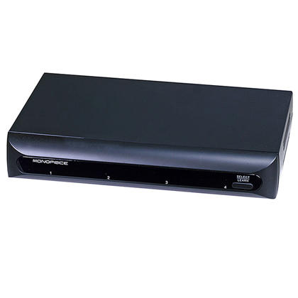 4 Port Component Video Switch w/ IR Learning - Monoprice 4 Port Component Video Switch w/ IR Learning - Monoprice