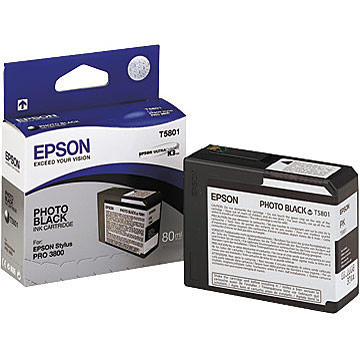 Epson T580100 Original K3 Photo Black UltraChrome Ink Cartridge Epson T580100 Original K3 Photo Black UltraChrome Ink Cartridge