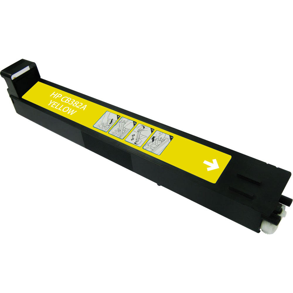 Remanufactured HP 824A CB382A Yellow Toner Cartridge