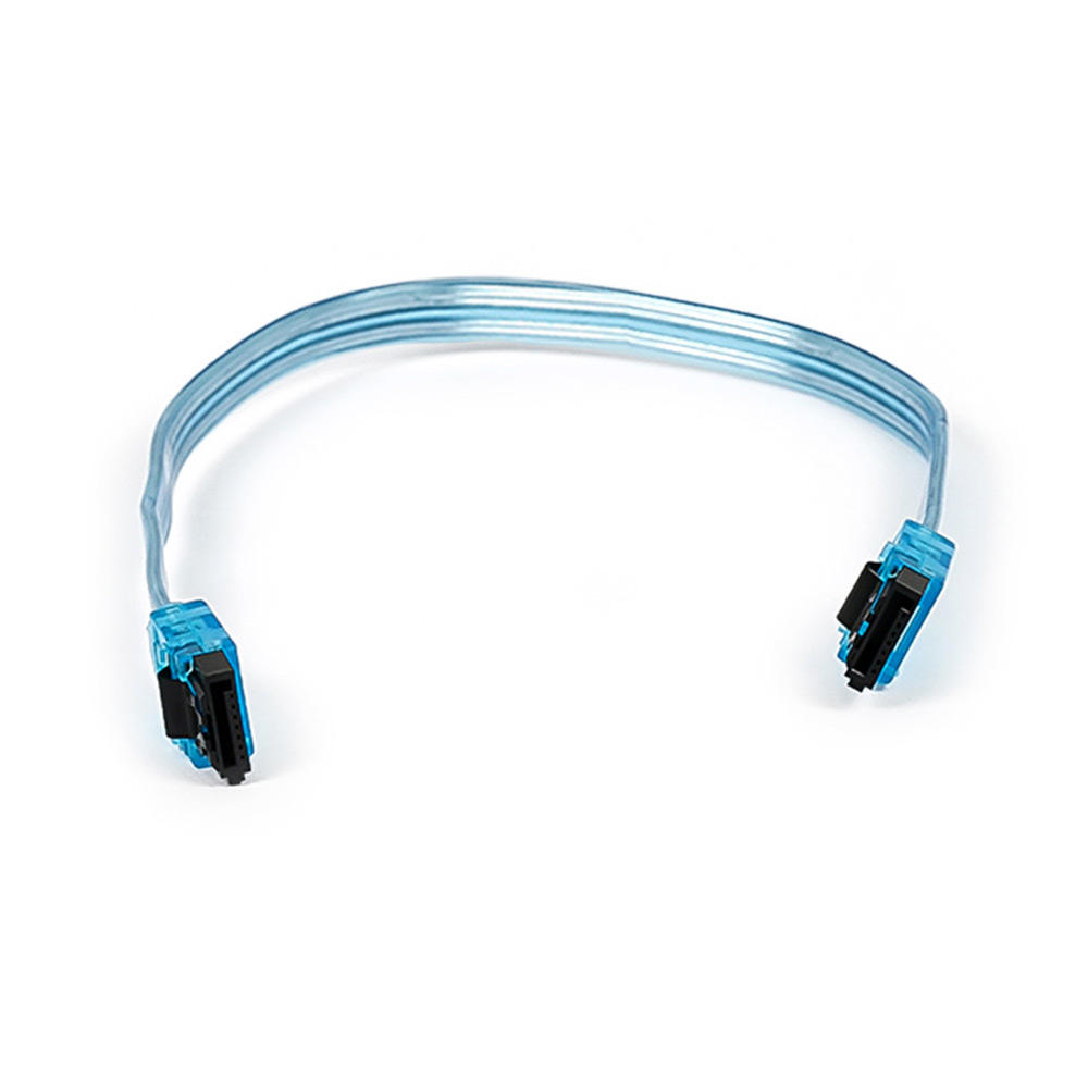 10inch SATA 6Gbps Cable w/Locking Latch - Neon Blue - Monoprice 10inch SATA 6Gbps Cable w/Locking Latch - Neon Blue - Monoprice