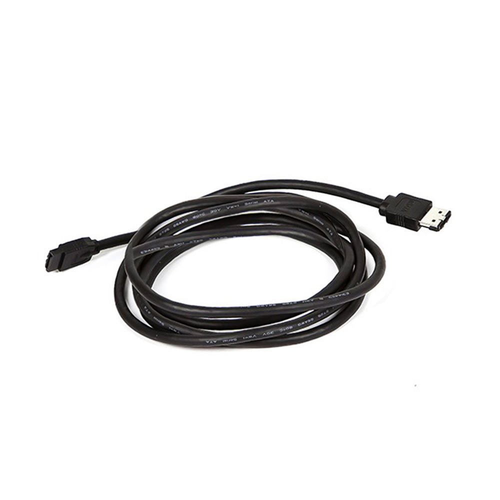 6ft SATA 6 Gbps External Shielded Cable - eSATA to SATA (Type I to Type L) - Black - Monoprice 6ft SATA 6 Gbps External Shielded Cable - eSATA to SATA (Type I to Type L) - Black - Monoprice
