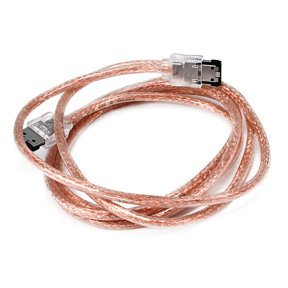 6ft SATA External Round Cable - eSATA to eSATA (Type I to Type I) - Copper - Monoprice 6ft SATA External Round Cable - eSATA to eSATA (Type I to Type I) - Copper - Monoprice