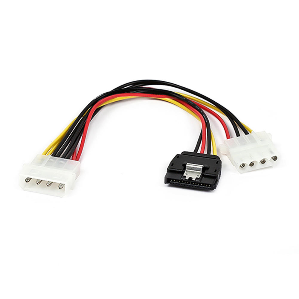 8inch 4pin MOLEX Male to 15pin SATA II and 4pin MOLEX Female Power Cable - Monoprice 8inch 4pin MOLEX Male to 15pin SATA II and 4pin MOLEX Female Power Cable - Monoprice